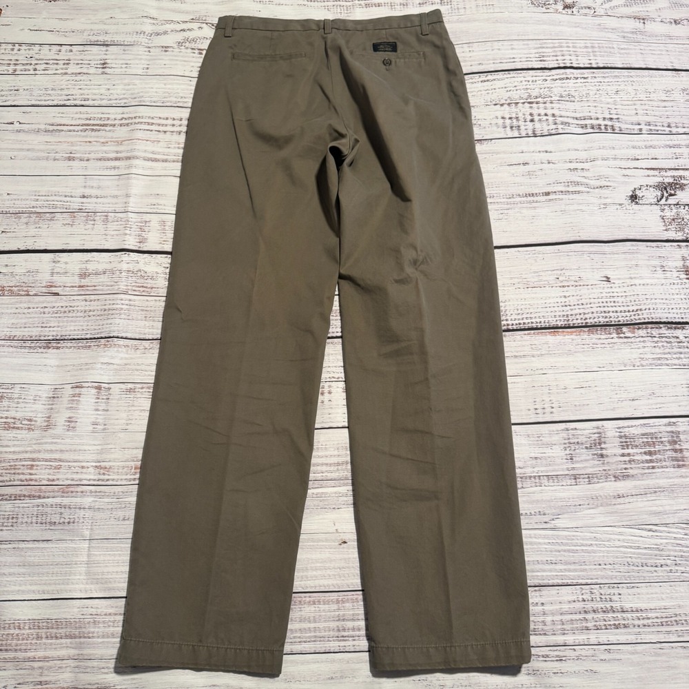 Banana Republic Straight Fit Gavin Chino Pants Brown Men's 34x34 (Fits 34x32) - Picture 15 of 16